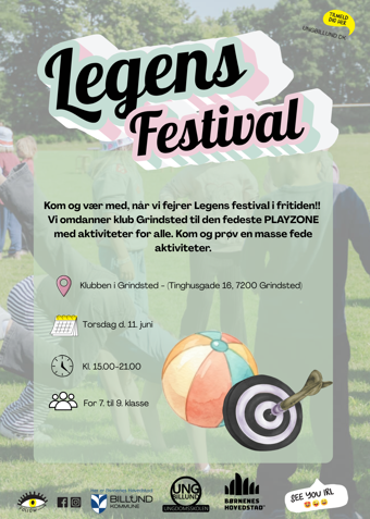 Legens festival - Klik for at tilmelde dig