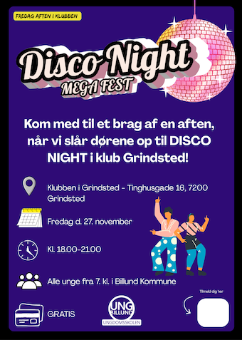 Disco Night - Klik for at tilmelde dig