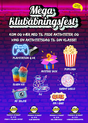 Er du klar til årets fedeste klubfest - Klik for at tilmelde dig