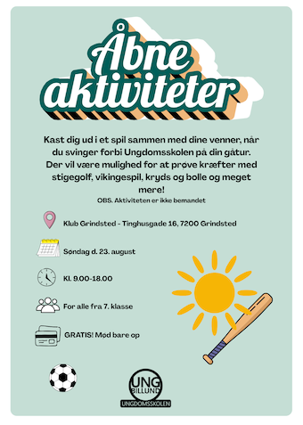 Åbne aktiviteter - Klik for at tilmelde dig