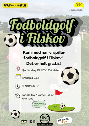 Fodboldgolf i Filskov - Klik for at tilmelde dig