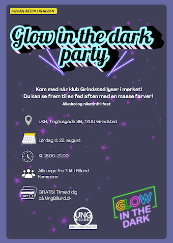 Glow in the Dark - Klik for at tilmelde dig