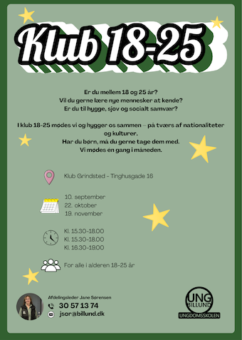 Klub 18-25 - Klik for at tilmelde dig