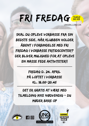 Fri Fredag - Klik for at tilmelde dig