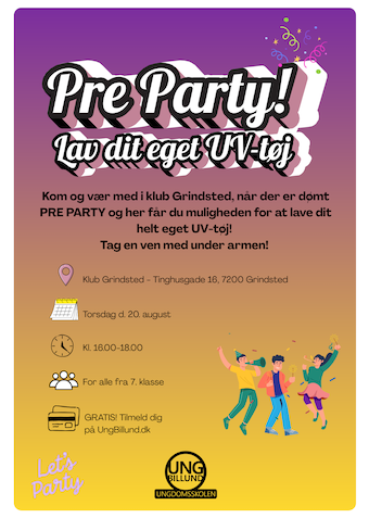 Pre-Party Glow in the dark - Klik for at tilmelde dig