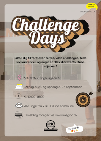 CHALLENGE DAYS - Klik for at tilmelde dig