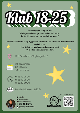 Klub 18-25 - Klik for at tilmelde dig