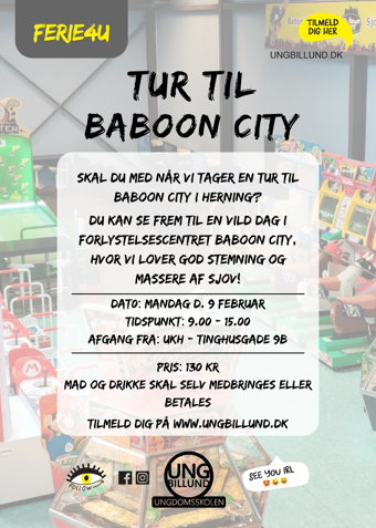 Tur til Baboon City - Klik for at tilmelde dig