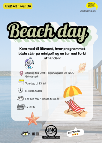 Beach day - Klik for at tilmelde dig