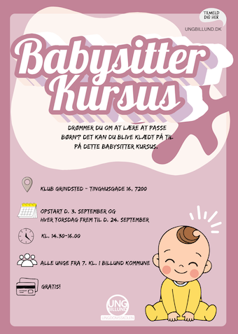 BABYSITTERKURSUS - Klik for at tilmelde dig