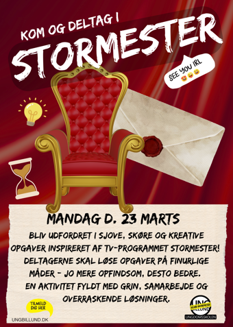 Stormester aften - Klik for at tilmelde dig