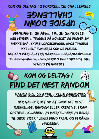 Upside Down Challenge X  - Klik for at tilmelde dig