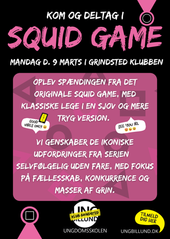 Squid Game - Klik for at tilmelde dig