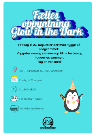 Fælles oppyntning til Glow in the Dark - Klik for at tilmelde dig