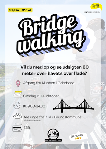 BRIDGE WALKING - Klik for at tilmelde dig