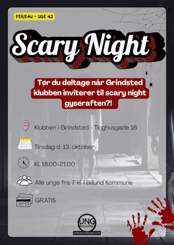 SCARY NIGHT - Klik for at tilmelde dig