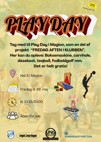 PLAYDAYS - Klik for at tilmelde dig