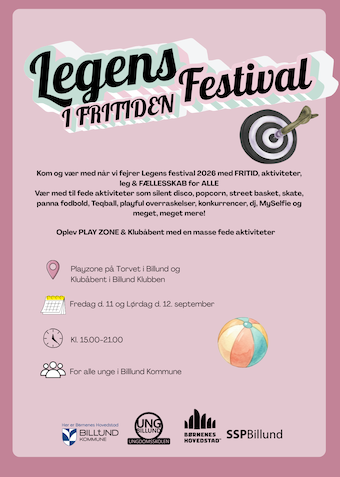 LEGENS FESTIVAL I FRITIDEN - Klik for at tilmelde dig