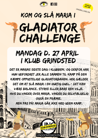 Slå” Maria – Gladiator Challenge - Klik for at tilmelde dig