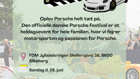 Porsche Festival - Klik for at tilmelde dig