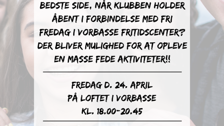 Fri Fredag - Klik for at tilmelde dig